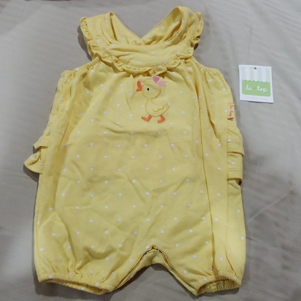 NWT LeTop Romper size 9m